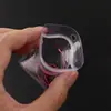 Bolsa Transparente Auto-Sellante de PVC con 26 Agujeros para Cintas, Bolsa de Plástico para Empaque de Joyería Hecha a Mano DIY, Bolsa Transparente, Bolsa de Plástico de Plástico