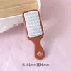 Peine mini lindo estilo Ins de colores dulces con espejo de maquillaje portátil, alto valor estético para el peinado de las niñas