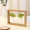 Marco de fotos de cristal transparente de doble cara "doble felicidad" corte de papel DIY decoración de mesa al por mayor 678 pulgadas A4 marco para especímenes de plantas marco de fotos