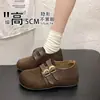 Moda Otoñal Zapatos Birkenstock Punta Redonda Falda Nuevo Estilo Corte Bajo Zapatos de Una Sola Pieza Mujer Fondo Plano 2026 Combinación Suela Suave Ligero