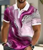 Camisa Polo Estilosa com Gola para Homens, Camiseta Casual de Manga Curta, Novo Modelo de Verão para Comércio Exterior da Amazon, Atacado