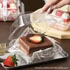 Caja de Almuerzo Desechable Plástico PET Caja para Pastel Caja de Empaque para Postres Horneados Caja de Empaque para Pastel Tiramisú
