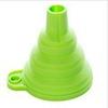 Funil de silicone Mini funil dobrável telescópico óleo derramar boca larga vazamento de vinho vazamento de óleo cozinha doméstica batedor de vinho funil pequeno