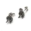 Pendientes de acero de titanio con personalidad dominante de moda pendientes para hombre pop punk retro ins pendientes callejeros al por mayor