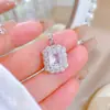 Anel de Ródio Real Dourado Estilo Gelo Rombo Estrela Prata Moda Comércio Exterior Transfronteiriço Joias DIY Cobre Zircônia Pingente Micro-Incrustado Acessórios