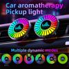 [Transfronteiriço] Aromaterapia para Carro Luz de Ambiente para Saída de Ar Luz de Captura para Carro Perfume para Carro Controle por Voz Luz Rítmica