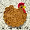 Posavasos de Ramo de Rosas Hecho a Mano Terminado Crochet de Lana Cambio de Taza Ramo de Mano Regalo Creativo Posavasos de Flor Tejida