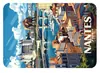 Imanes de nevera con ilustración de las ciudades francesas París, Niza y Marsella, arquitectura de estilo europeo, souvenirs turísticos culturales y creativos, pegatinas magnéticas, regalos