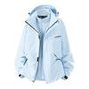 Chaqueta Tres en Uno para Hombres y Mujeres, Chaqueta Impermeable, Cortavientos y Cálida de Dos Piezas, Chaqueta Holgada para Deportes al Aire Libre y Montañismo