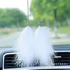 Pingente de carro asas de anjo pena pendente de carro apanhador de sonhos acessórios de carro decoração acessórios de carro feminino