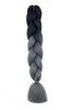 Nueva versión de trenza grande [doble color] Trenza africana sucia peluca trenza cola de caballo fibra química seda de alta temperatura color trenza grande