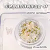 Xiaohongshu Decoração de Nail Art Borboleta com Gradiente de Cor Pacote Misto de Materiais para Unhas com Contas de Aço Pérola e Contas Sinfonia Borboleta