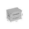 Caja de Almacenamiento Plegable para Camping al Aire Libre Caja de Almacenamiento Espesa para Camping Caja de Almacenamiento para Maletero de Coche Caja de Almacenamiento Militar