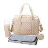 Coreia do Sul ins bordado múmia bolsa portátil multifuncional mãe e bebê bolsa com bebê viagem mãe bolsa grande capacidade maternidade bolsa