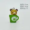 Mini Case para Teléfono con Gato, Conejo, Oso Clavado Cadena Colgante Decoración de Bolso Accesorios de Colgantes DIY