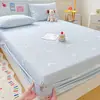 Juego de funda de colchón impermeable de tres piezas, protector a prueba de polvo y suciedad de cobertura completa para colchón Simmons, funda de colchón marrón, funda de cama al por mayor transfronterizo