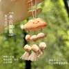 Colgante de Bolso con Cáscara de Fruta Natural Decoración de Campana Colgante Sonajero Accesorios de Bolso Hechos a Mano Regalo Regalo de Cumpleaños Colgante para Coche