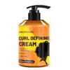 TK Crema Rizadora Transfronteriza 280ml Para Dar Volumen Elasticidad Hidratación Crema de Peinado Protección Post-Permanente Rizos Crema de Peinado