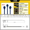 Abraçadeiras de Cabo para Carro Material Nylon Pa66 Várias Especificações Abraçadeiras de Cabo Tipo Cabeça de Avião Abraçadeiras de Cabo para Chicote Abraçadeiras de Cabo Autotravantes com Dente Reversível
