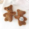 Peluche Cyber Celebrous Sr.. Broche de Oso de Peluche de Frijol Accesorios Oso de Dibujos Animados DIY Bolsa Ropa Accesorios para Funda de Teléfono Móvil