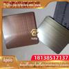 Placa de trefilação de arame de aço inoxidável chapeamento de bronze vermelho 304/316L processamento de chapa de aço inoxidável e corte home trabalhadores da villa