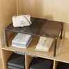Zapatero divisor en capas retráctil ahorrador de espacio artefacto de almacenamiento de zapatos estante de doble capa para zapatos gabinete partición zapatero
