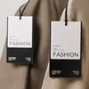 Etiquetas de Ropa Personalizadas de Alta Gama con Textura de Patrón de Loto Engrosado, Diseñadas para Etiquetas Colgantes y Etiquetas de Ropa para Hombres y Mujeres