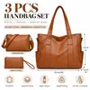 Bolsa Tote para E-commerce Transfronteiriço Mais Vendida Bolsa Mãe e Filho Conjunto de Várias Peças Bolsa Feminina Popular Bolsa de Ombro Feminina Bolsa de Mão