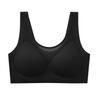 Ropa Íntima sin Costuras para Mujer, Talla Grande, Fina, Senos Grandes, Fresca, Transpirable, Tiras de Gel, Sujetador Chaleco de Soporte Suave