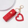 Monedero portátil rojo para labios, ideal para guardar pintalabios. Nuevo regalo 2023. Llavero con monedero para labios.