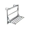 Varal de varanda transfronteiriço, varal dobrável invisível, varal interno de grande capacidade, varal de aço inoxidável para secagem de roupas ao ar livre