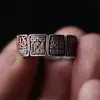 Bênção Divina Anel da Palavra Proibida da Montanha Longhu Cultura Chinesa Tradicional Anel Taoísta Jovem Esculpido à Mão