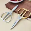 En stock al por mayor mango de aleación de aluminio acero inoxidable K82 tijeras para alimentos tijeras de arte tijeras domésticas multifuncionales cocina