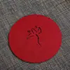 Posavasos de Fieltro Personalizados para Uso en Casa, Posavasos para Tazas de Té, Alfombrillas para Escritorio de Oficina, Elegantes Posavasos de Fieltro para Té, Posavasos para Ceremonia del Té China