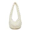 Bolsa de Nylon para Dumpling Transfronteiriça Design de Nicho Bolsa de Ombro para Mulheres Verão Versátil Bolsa Nuvem Bolsa de Armazenamento Dopamina