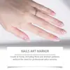Caneta de Pintura para Nail Art DIY, Fácil de Usar, Adequada para Várias Ocasiões, Pintura DIY Conveniente, Caneta de Nail Art Multicor para Desenhar Linhas e Traços