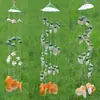 Campana de viento de concha DIY campana de viento de concha natural decoración de concha campana de viento campana de viento para niños accesorios de campana de viento accesorios para el hogar transfronterizos
