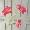 3 Cabeças de Flores Gérberas para Decoração de Casamento, Flores Artificiais para Salão de Casamento, Arranjo de Chão, Arranjo Floral, Cosmos Estilo Pastoral, Flores para Decoração de Casa