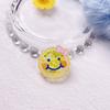 TikTok Lindo Dibujo Animado Oso Cereza Arena Movediza Acrílico Pasador Parche DIY Colgante Accesorios Colgante para Teléfono Móvil