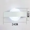 Lámpara de noche moderna simple creativa personalidad lámpara de pared led sala de estar pasillo pared de fondo lámpara redonda lámpara de dormitorio nórdica