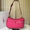 Bolso Minimalista Europeo y Americano Nuevo de Gs Guess para Madre e Hija, Bolso de Hombro Color Sólido Tipo Bollo con Colgante, Tapa de Solapa, Bolso de Hombro Cruzado