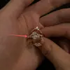 Anillo Popular de Moda Apilable para Dedo Índice de Mujer de Xiaohongshu, Lujo Ligero, Gama Alta, Diseño de Nicho, Disponible para Dropshipping