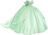 Vestido de Rendimiento para Adultos Europeo y Americano AliExpress Baile Fuera del Hombro Falda Grande Calcomanía Floral Vestido Ventura Hilo de Color Vestido de Noche