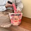 Versão Coreana 2026 Nova Bolsa Saco Bolsa de Mão Estudante Comutador Bolsa de Lona Fabricante Atacado Versão Coreana Bolsa de Tecido Fofa