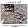 Novas Bolas de Crisântemo Artificiais para Casamento, Dentes-de-leão de 9 Cabeças, Crisântemos Ping Pong, Decorações de Arco para Corredor de Casamento, Flores Artificiais Atacado