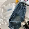 Pantalones vaqueros para niño Kino, ropa infantil de otoño, pantalones casuales versátiles, pantalones con estampado de estrellas estilo coreano, elegantes pantalones de pierna curva para bebés