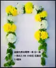 Flores de Simulação de Flor de Crisântemo para o Dia de Limpeza de Túmulos Buquê no túmulo Flor de Seda Sacrifício de Mausoléu Suprimentos Funerários Exibição de Cemitério Arte com Flores