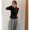 Camiseta de Invierno para Mujer con Cuello Alto Fruncido, Manga Larga Cálida, Efecto Adelgazante, Color Sólido, Versátil, Cuello Medio