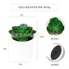 Planta artificial de plástico en maceta mini transfronteriza personalizada, adornos de escritorio, suculentas verdes, bonsái de simulación, combinación libre