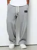 Pantalones Deportivos Casuales Largos de Pierna Ancha con Caída Holgada de Moda para Hombre de Primavera y Otoño, Transfronterizos Europeos y Americanos para Amazon